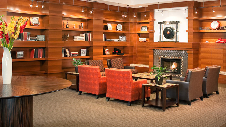 Library in Parma Payne Goodall Alumni Center