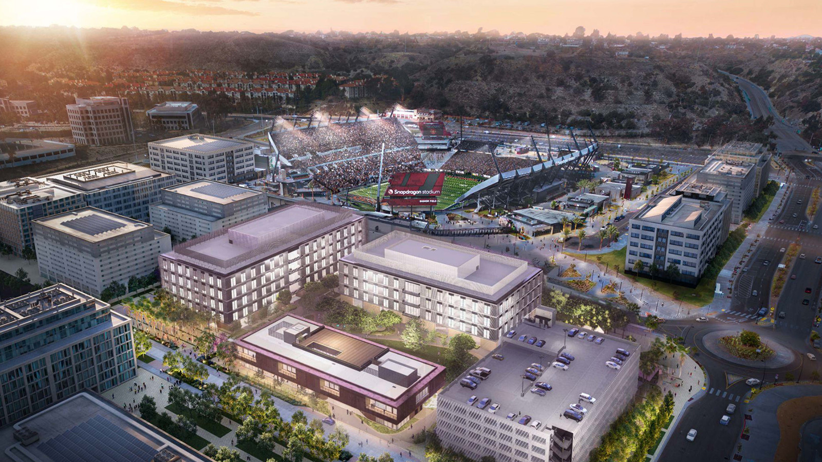 Mission Valley Innovation District rendering
